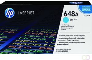 HP 648A Tonercartridge blauw(CE261A )