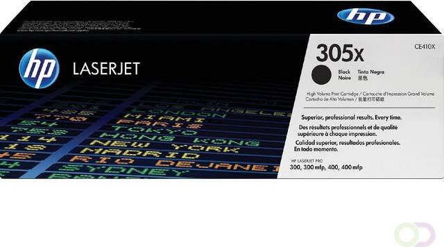 HP Toner cartridge CE410X 305X zwart HC