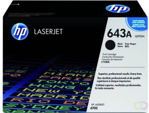 HP 643A Tonercartridge zwart(Q5950A )