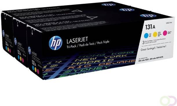 HP Toner cartridge U0SL1AM 131A 3 kleuren