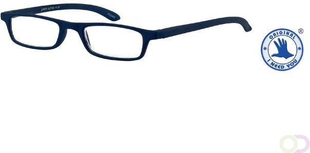I Need You Leesbril 1.50 Zipper Blauw