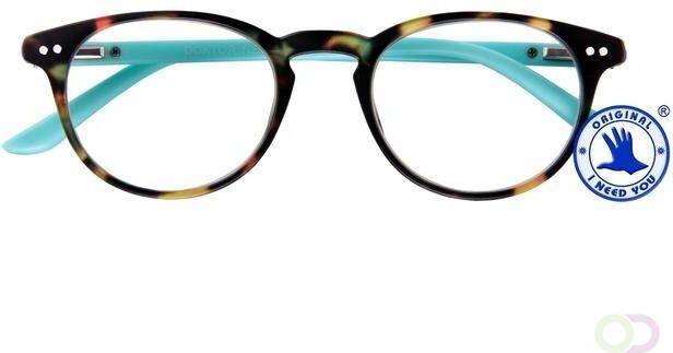 I Need You Leesbril +2.00 dpt Dokter New bruin-turquoise