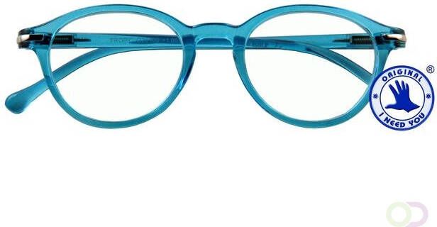 I Need You Leesbril Tropic +2.00 dpt blauw