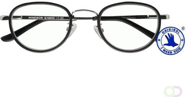 I Need You Leesbril Windsor +1.50 dpt zwart