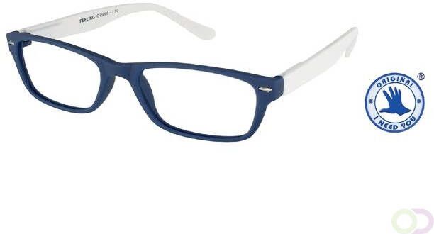 I Need You Leesbril X 3.00 Feeling Blauw-Wit