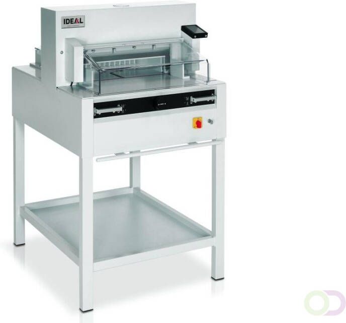 Ideal Elektrische stapelsnijmachine met EASY-CUT automatische papieraandruk voor comfortabel snijden snijlengte 475 mm. Snijhoogte 8