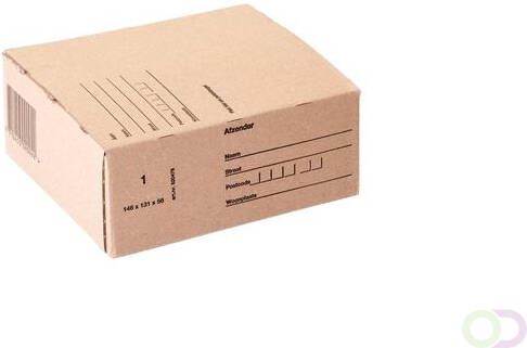 Budget Postpakketbox 1 146x131x56mm bruin