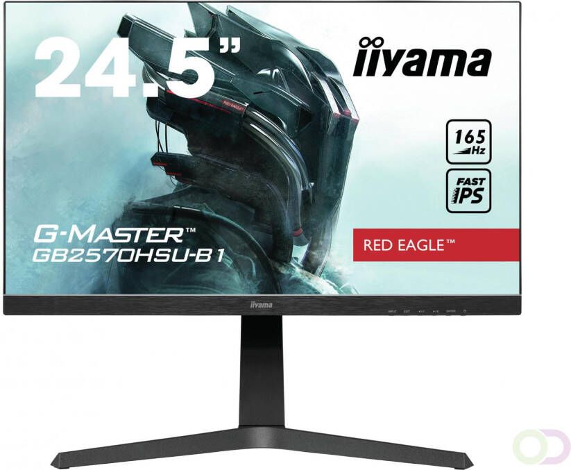 Iiyama G-MASTER GB2570HSU-B1 computer monitor 62 2 cm (24.5") 1920 x 1080 Pixels Full HD LED Zwart (GB2570HSU-B1)