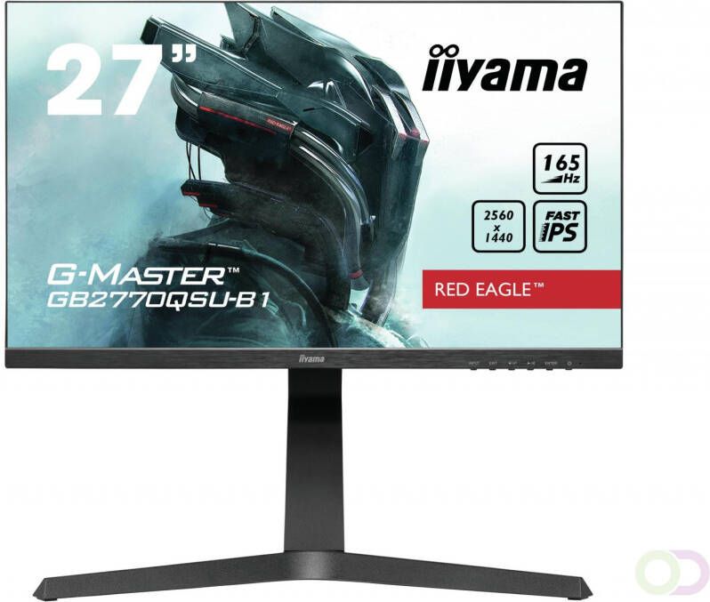 Iiyama GB2770QSU-B1 computer monitor 68 6 cm (27") 2560 x 1440 Pixels Wide Quad HD LED Zwart (GB2770QSU-B1)