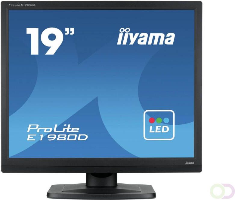 Iiyama ProLite E1980D-B1 LED display 48 3 cm (19") 1280 x 1024 Pixels XGA Zwart (E1980D-B1)