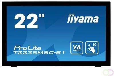 Iiyama ProLite T2235MSC 54 6 cm (21.5") 1920 x 1080 Pixels Multi-touch Tafelblad Zwart (T2235MSC-B1)
