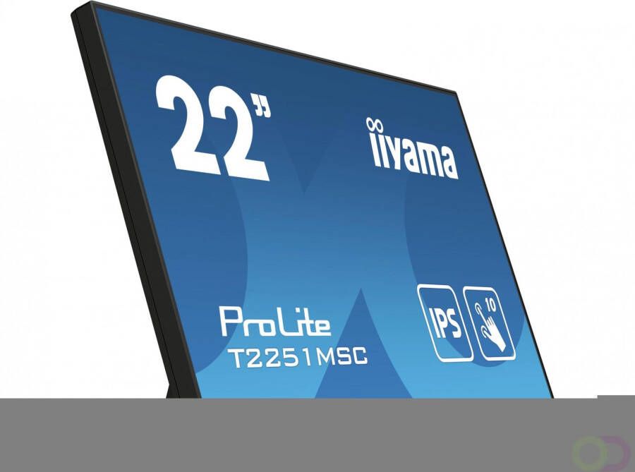 Iiyama ProLite T2251MSC-B1 touch screen-monitor 54 6 cm (21.5") 1920 x 1080 Pixels Multi-touch Multi-gebruiker Zwart (T2251MSC-B