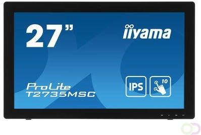 Iiyama ProLite T2735MSC-B3 touch screen-monitor 68 6 cm (27") 1920 x 1080 Pixels Multi-touch Zwart (T2735MSC-B3)