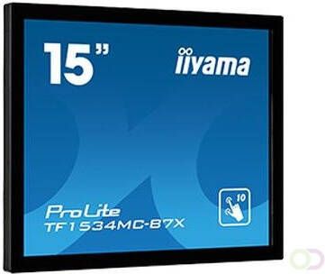 Iiyama ProLite TF1534MC-B7X touch screen-monitor 38 1 cm (15") 1024 x 768 Pixels Multi-touch Multi-gebruiker Zwart (TF1534MC-B7X