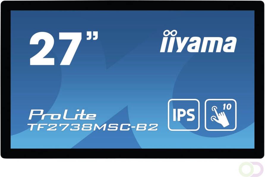 Iiyama ProLite TF2738MSC-B2 touch screen-monitor 68 6 cm (27") 1920 x 1080 Pixels Multi-touch Multi-gebruiker Zwart (TF2738MSC-B