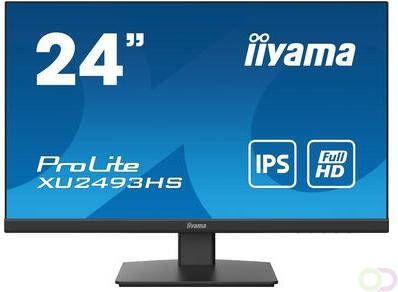 Iiyama ProLite XU2493HS-B4 computer monitor 61 cm (24") 1920 x 1080 Pixels Full HD LED Zwart (XU2493HS-B4)