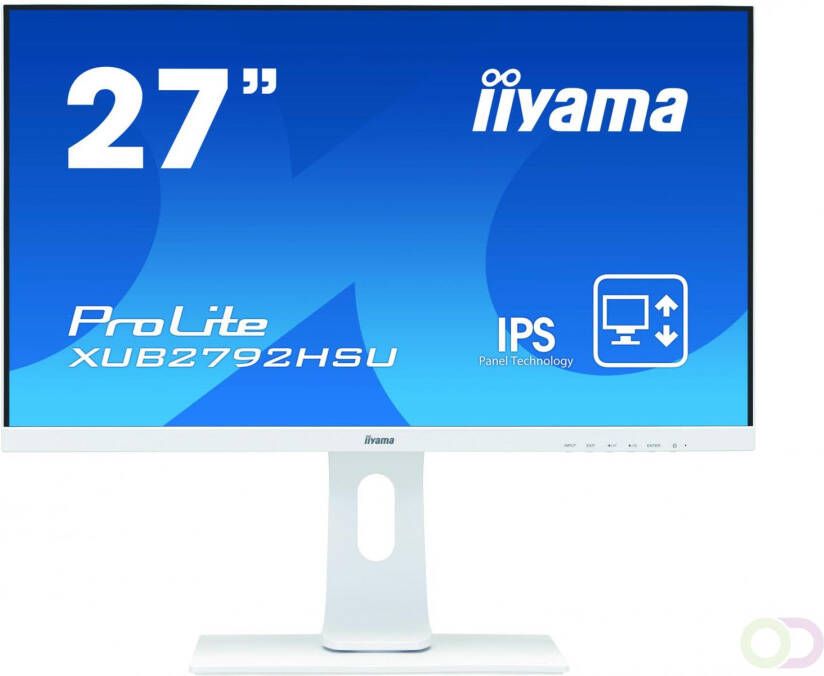 Iiyama ProLite XUB2792HSU-W1 computer monitor 68 6 cm (27") 1920 x 1080 Pixels Full HD LED Wit (XUB2792HSU-W1)