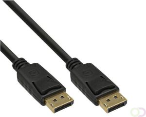 InLine Kabel displayport 4K60HZ M-M 1.5 meter zwart