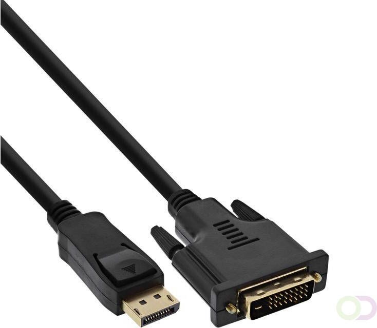 InLine Kabel Displayport DVI 24 1 M M 2 meter zwart