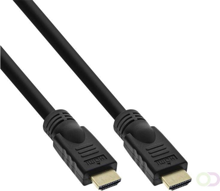 InLine Kabel HDMI ETH4K M M 2 meter zwart