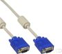 InLine Kabel S VGA 15HD M-M 2 meter beige en blauw - Thumbnail 1