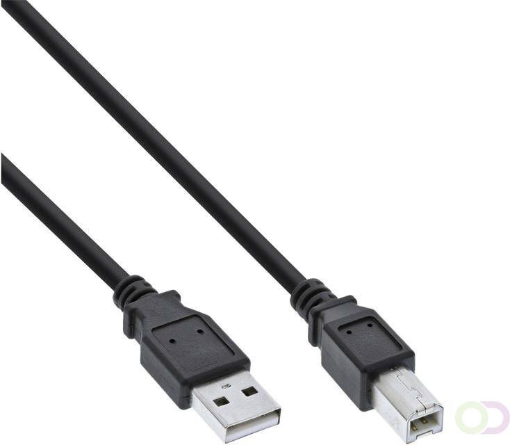 InLine Kabel USB-A USB-B 2.0 M 3 meter zwart