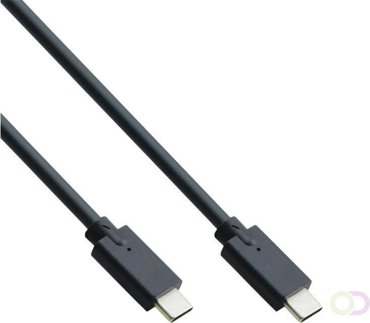 InLine Kabel USB C 3.2 GEN.2 M M 2 meter zwart
