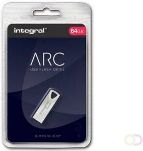 Integral ARC USB stick 2.0 64 GB zilver