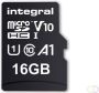 Integral Geheugenkaart microSDHC V10 16GB - Thumbnail 1