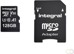 Integral geheugenkaart microSDXC V30 128 GB