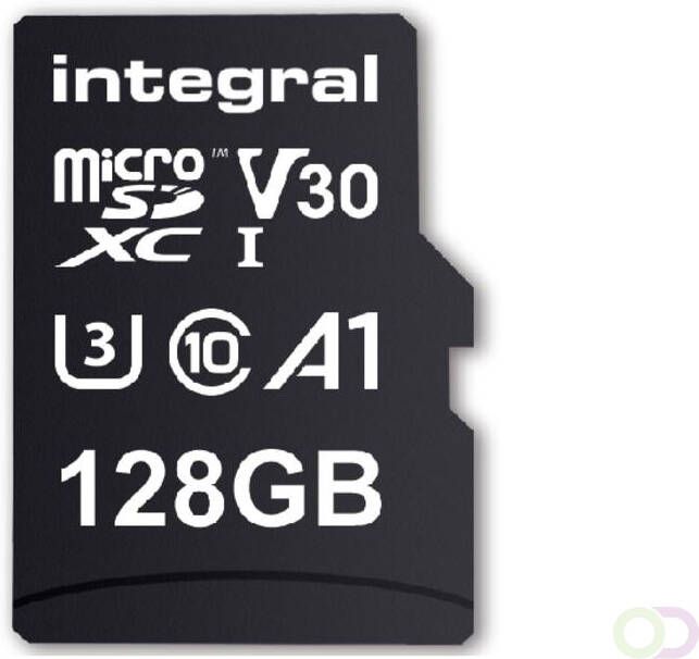 Integral Geheugenkaart microSDXC V30 128GB