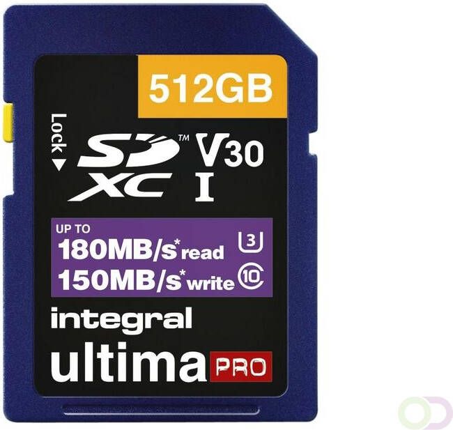 Integral Geheugenkaart SDXC 512GB
