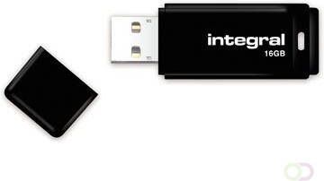 Integral USB 2.0 stick 16 GB zwart