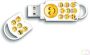 Integral Xpression Emoji USB 2.0 stick 16 GB wit - Thumbnail 2