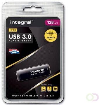 Integral USB stick 3.0 128 GB zwart