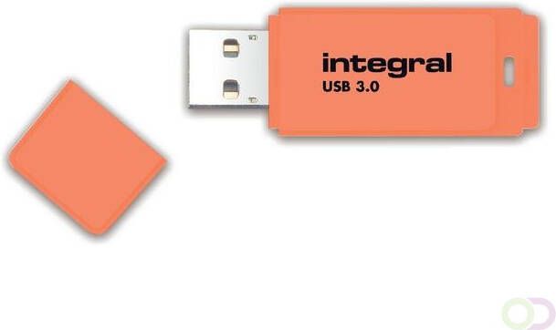 Integral USB-stick 3.0 64GB neon oranje
