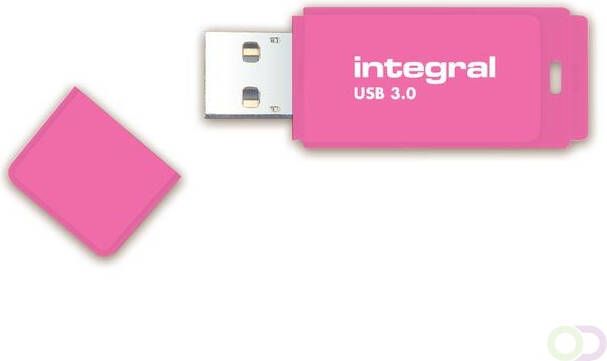 Integral USB-stick 3.0 64GB neon roze