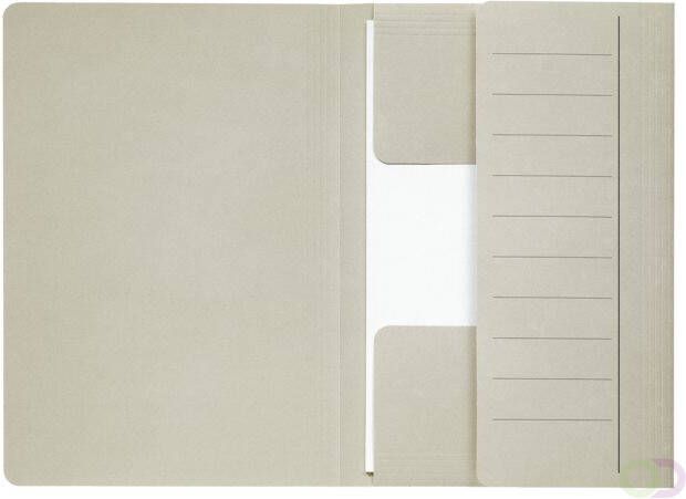 Jalema Dossiermap Mammoet 270gr folio grijs 10stuks