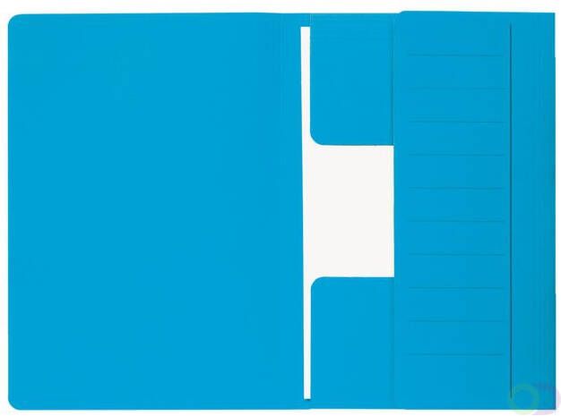 Jalema Dossiermap Secolor Mammoet folio 3 kleppen 270gr blauw