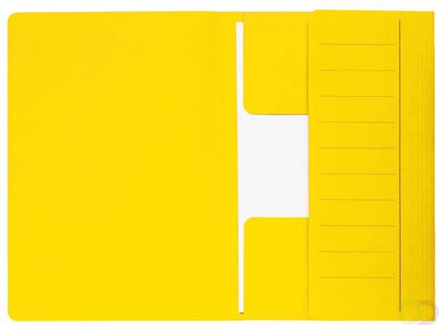 Jalema Dossiermap Secolor Mammoet folio 3 kleppen 270gr geel