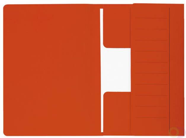 Jalema Dossiermap Secolor Mammoet folio 3 kleppen 270gr rood