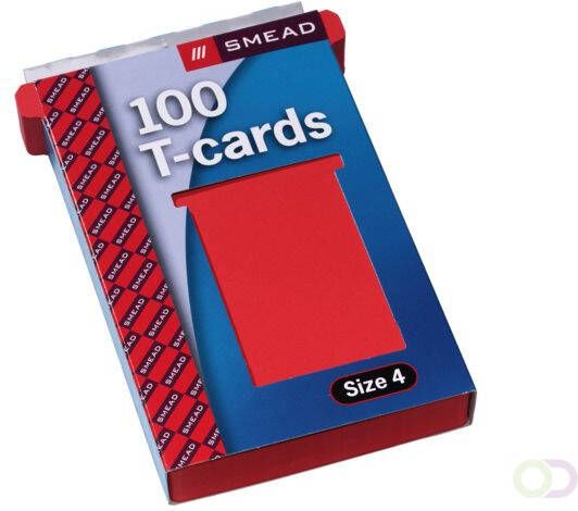 Jalema Planbord T-kaart A5547-422 107mm rood