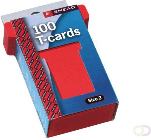 Jalema Planbord T-kaart A5548-222 48mm rood