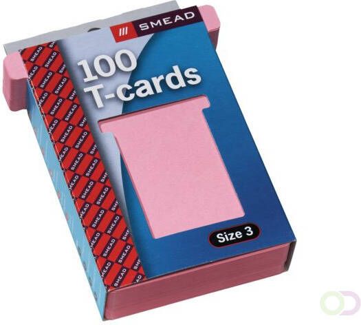 Jalema Planbord T-kaart formaat 3 77mm roze