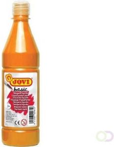 Jovi plakkaatverf fles van 500 ml oranje