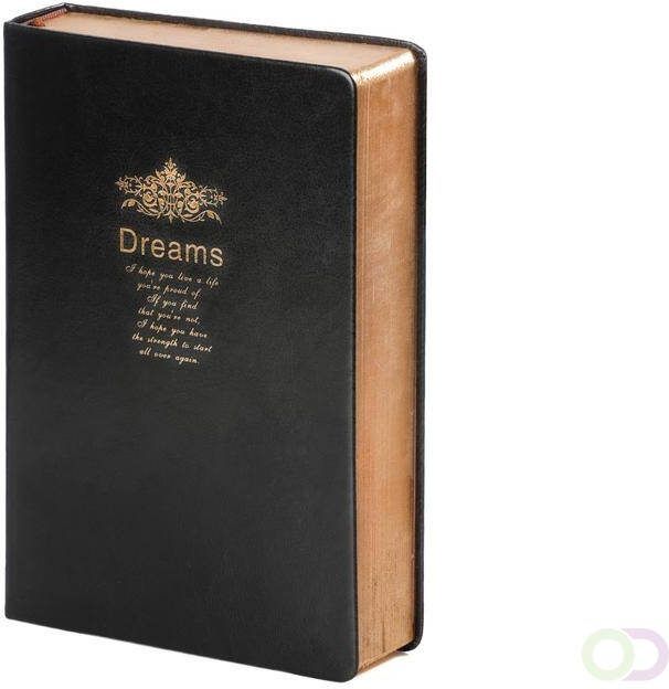 Kalpa Notitieboek Dreams 214x145x40mm blanco zwart