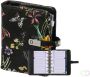 Kalpa Organizer Pocket inclusief agenda 2025-2026 7dagen 2pagina's bloemenzee zwart - Thumbnail 1