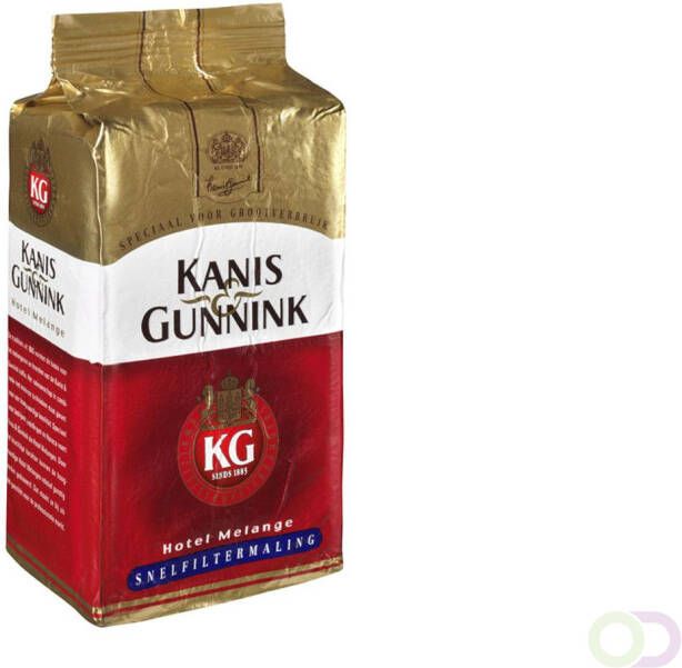 Kanis &amp Gunnink Koffie rood snelfilter 1kg