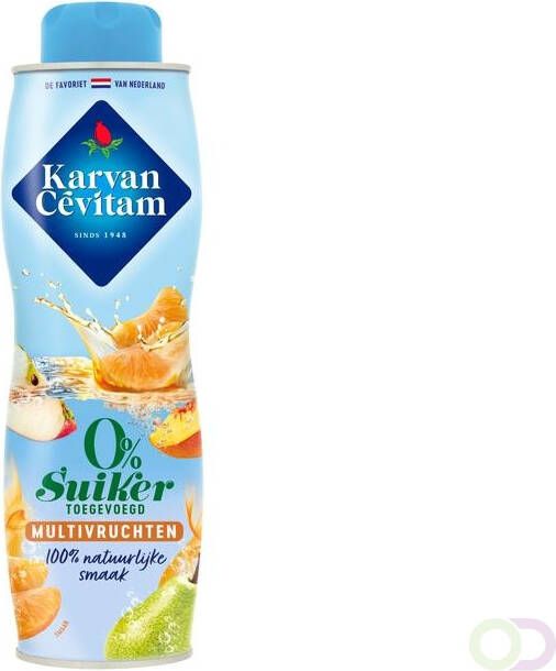 Karvan Cévitam siroop fles van 60 cl 0% suiker multivruchten