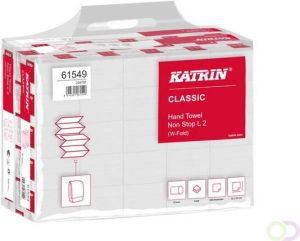 Katrin Handdoek 61549 W-vouw Classic 2laags 24x32cm 25x120st